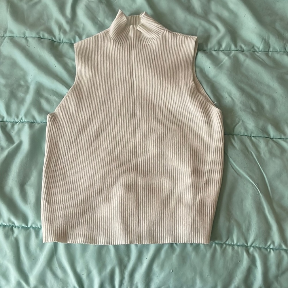 WORN ONCE turtleneck muscle top